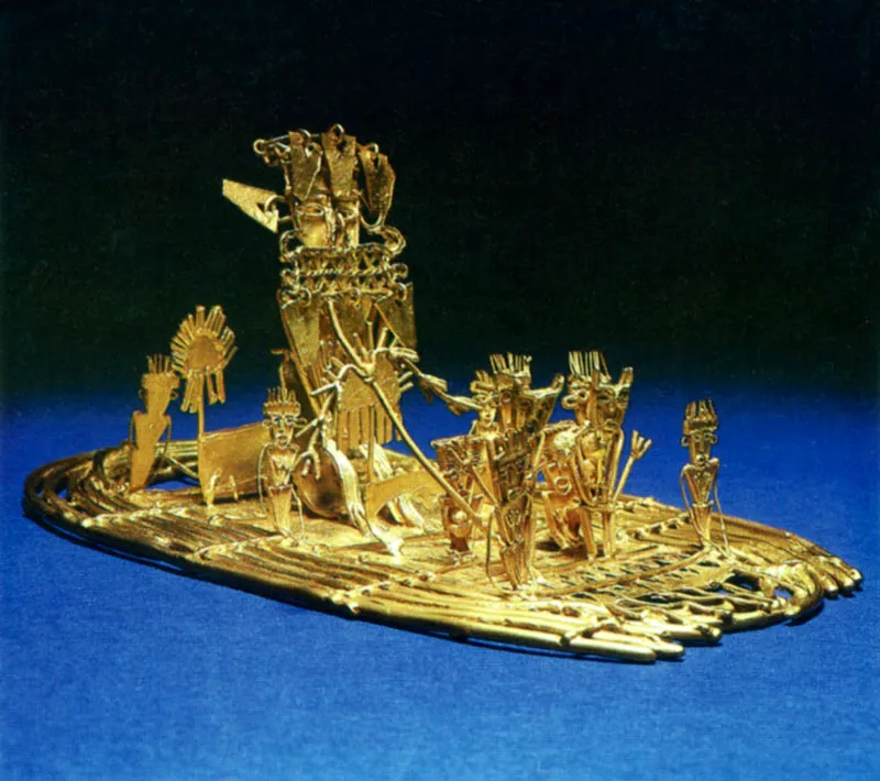 Balsa muisca, una de las joyas de la orfebrería precolombina.