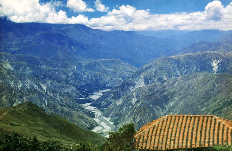 Cañón del río Chicamocha en Santander.