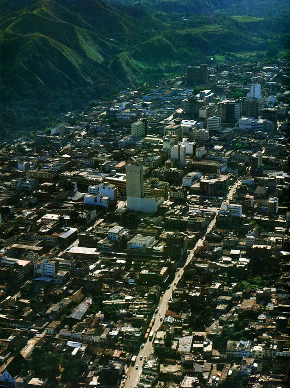 Panormica de Ibagu, capital del Tolima.  