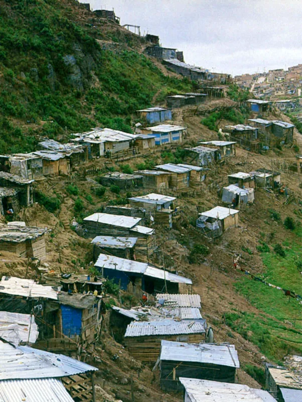 Los tugurios, la realidad amarga pero cierta del pas.  