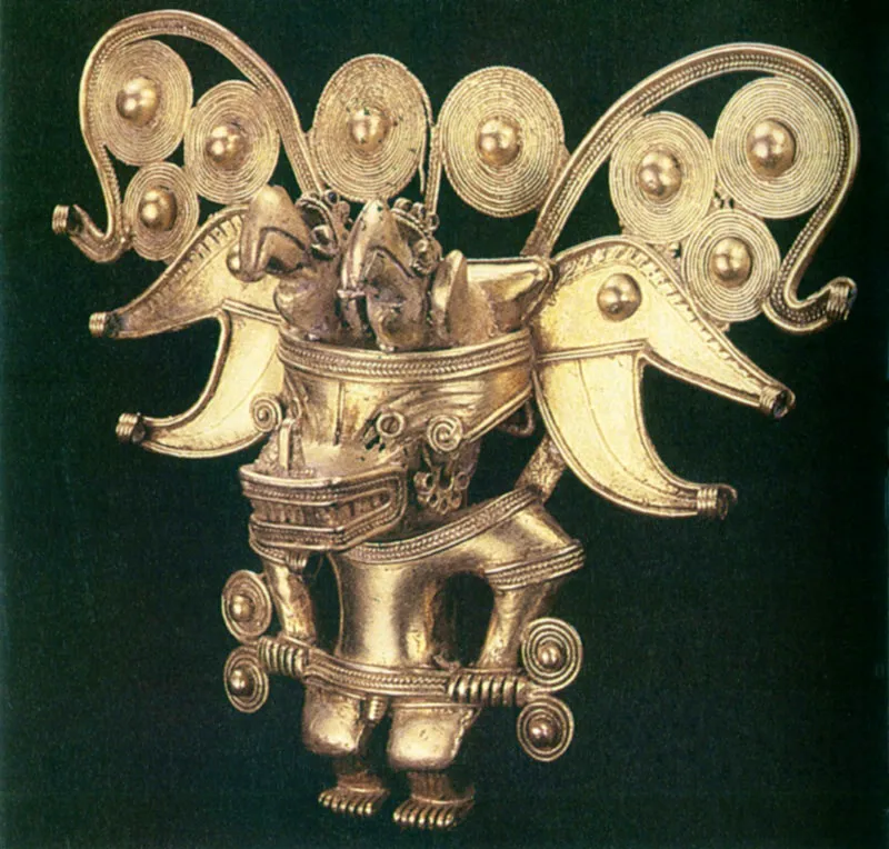 El Dorado en el Museo de Oro de Bogotá.