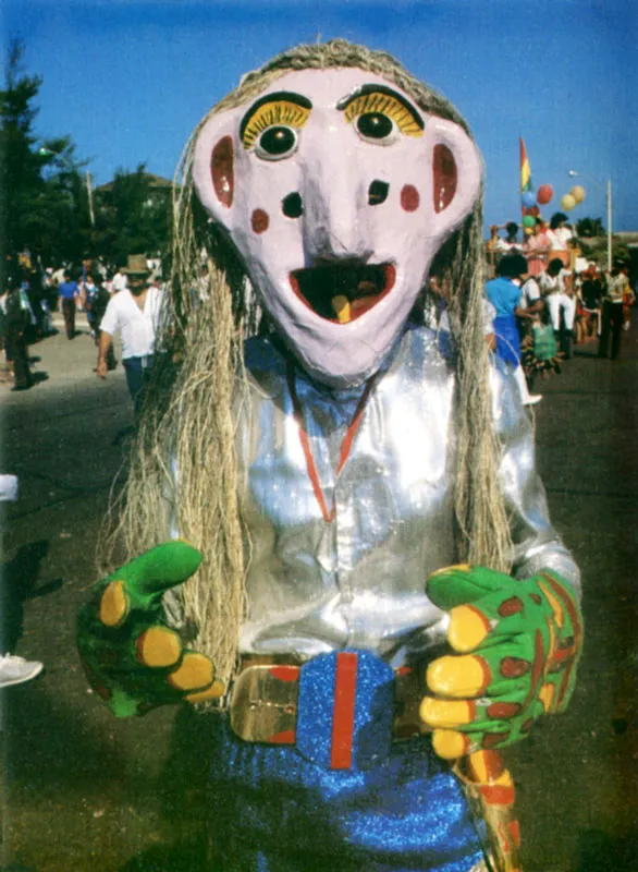 Estampas del carnaval de Barranquilla. 