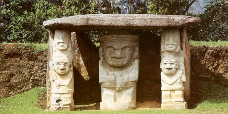 La estatuaria de San Agustn en el Huila es el grito del silencio y del paseo indgena en Colombia. 