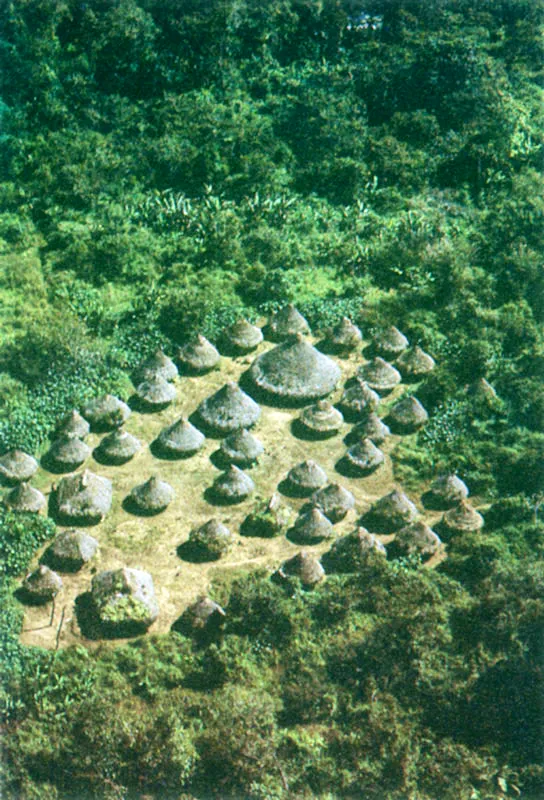 Poblado Kogui en la Sierra Nevada de Santa Marta. 