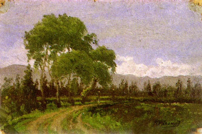 ROBERTO PARAMO
Apuntes de la Sabana. 1900-15.
Oleo sobre lienzo y sobre cartn. 9 x 13 cm. promedio.
Coleccin Museo de Arte Moderno de Bogot y Colecciones
particulares. 