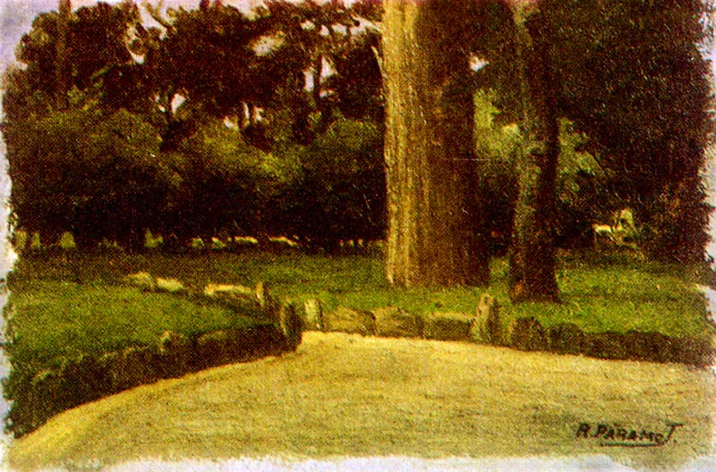 ROBERTO PARAMO
Apuntes de la Sabana. 1900-15.
Oleo sobre lienzo y sobre cartn. 9 x 13 cm. promedio.
Coleccin Museo de Arte Moderno de Bogot y Colecciones
particulares. 