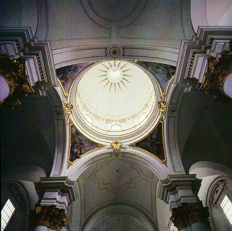 Catedral primada, cúpula y pechinas. Jorge Mario Múnera