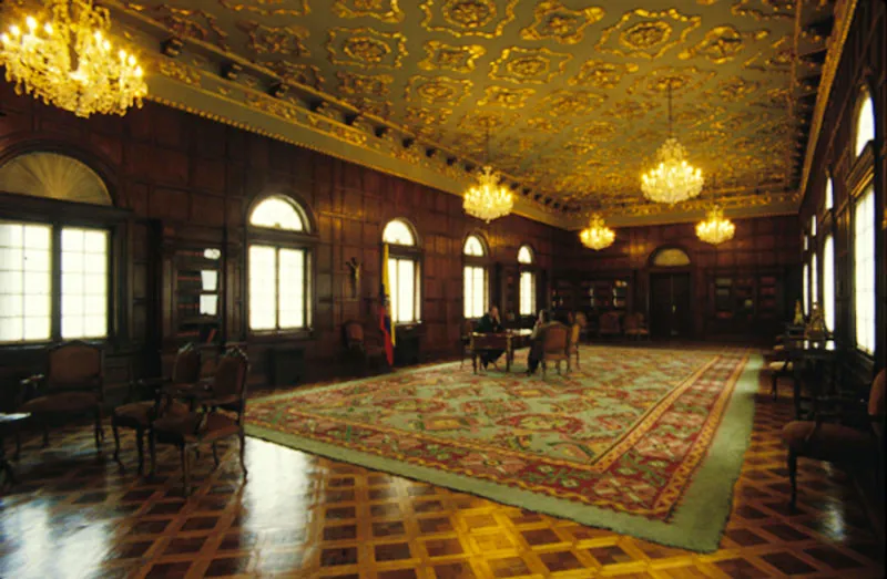 Palacio San Carlos, salón protocolario. Hernán Díaz