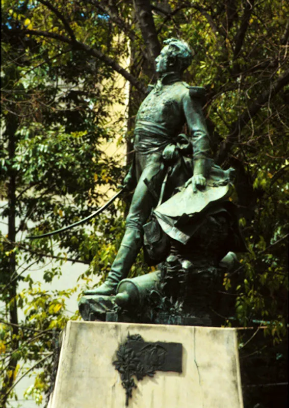 Estatua de Antonio Jos de Sucr. Diego Samper