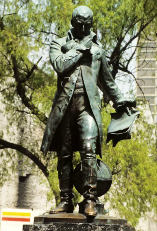 Estatua de Francisco Jos de Caldas. Diego Samper