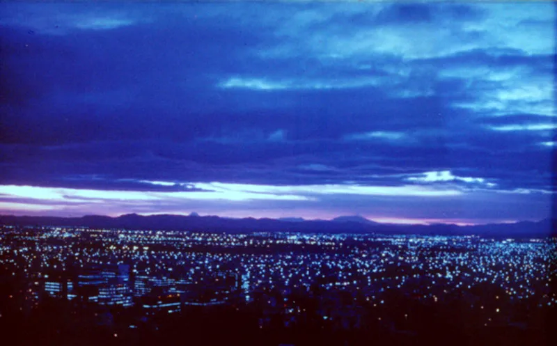 Atardecer el norte de la ciudad. Diego Samper