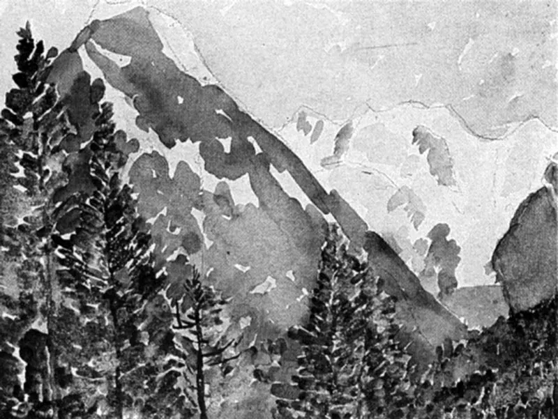Paso Bermina (Suiza, 1978). Acuarela