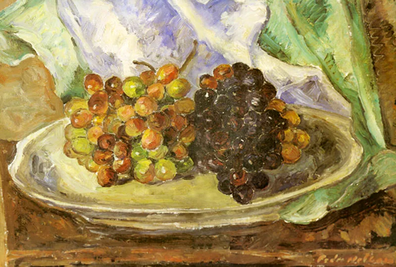 Uvas. óleo. 1952