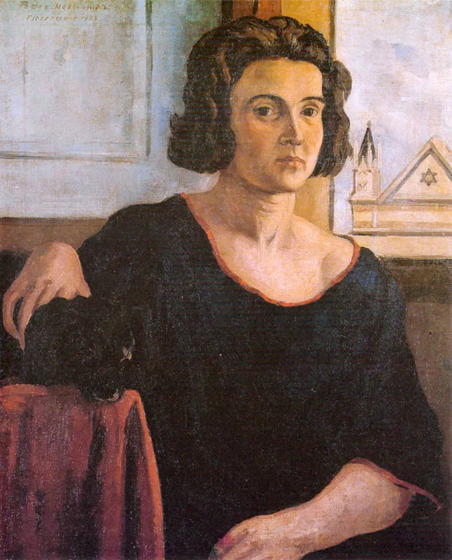 Retrato de la seorita Inocenti. leo. 1926 