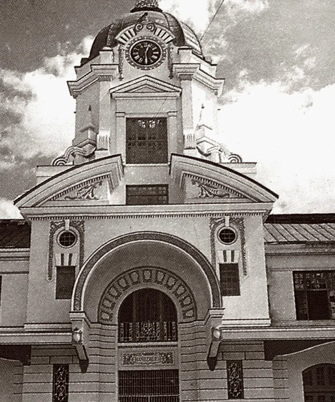 Estacin del ferrocarril (detalle). 