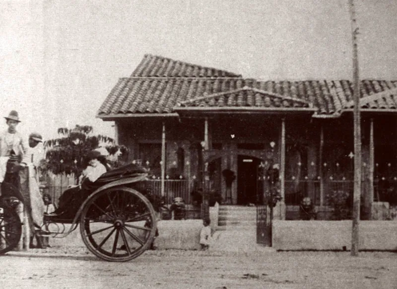 Casa campetres llamada "De los leones", 1920.
