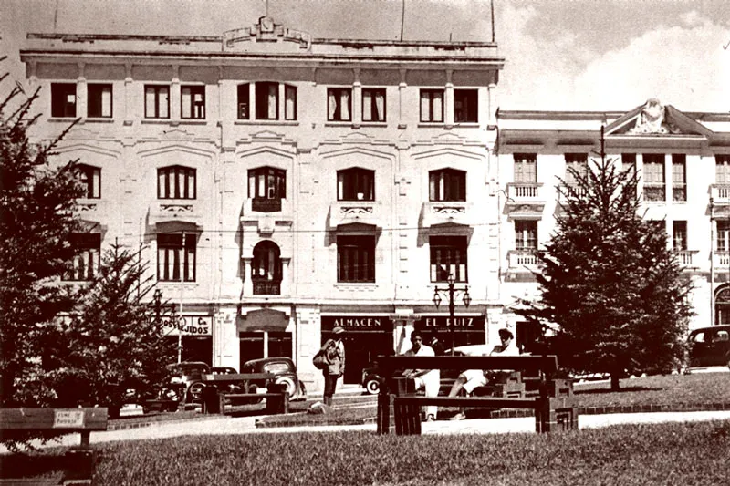 Falda de Don Juan Callejas en 1910.