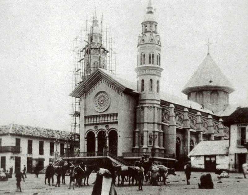 Construccin de la vieja Catedral, 1896. 