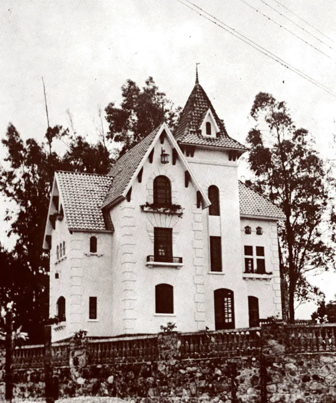 "El Castillo", casa de Javier Meja E., situada en la carrera 23 con calle 63. 