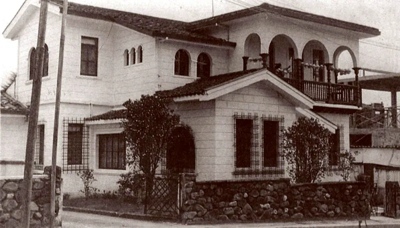 Casa en el barrio Versalles hacia 1940. 