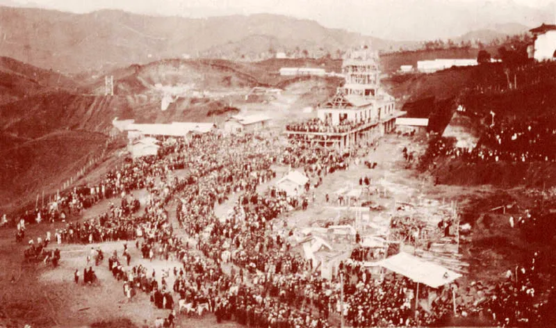 Inauguracin del ferrocarril, septiembre 15 de 1927. 