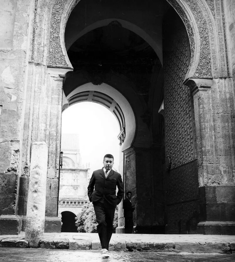 Saliendo de la Mezquita de Córdoba. 1967