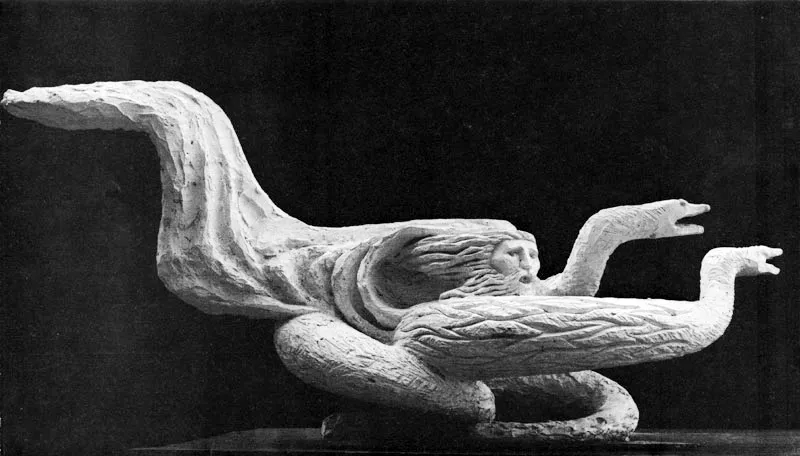 QUETZALCOATL O LOS PADRES DE LA MEDICINA.  Yeso. 1957. 