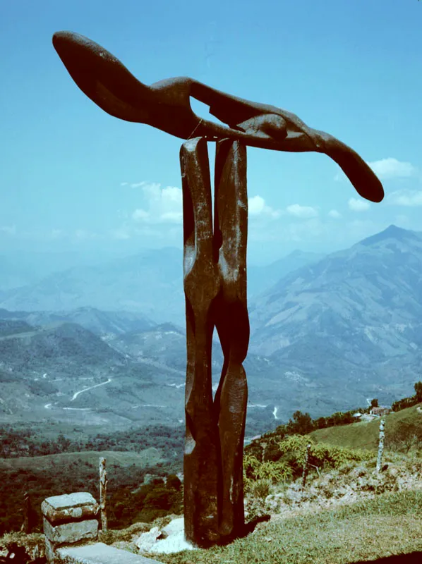 LA CANCIN DEL VIENTO. Ebano y bronce. 1975. 