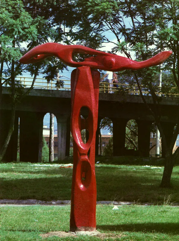 LA CANCIN DEL VIENTO. Ebano y bronce. 1975. 