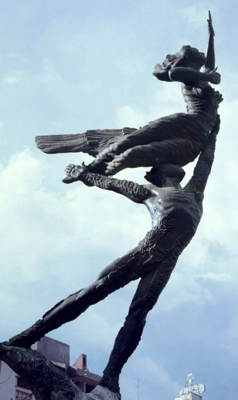 EL ESFUERZO. Bronce y concreto.  1977 - 1978. 