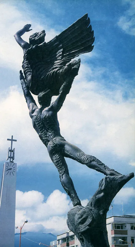 EL ESFUERZO. Bronce y concreto.  1977 - 1978. 