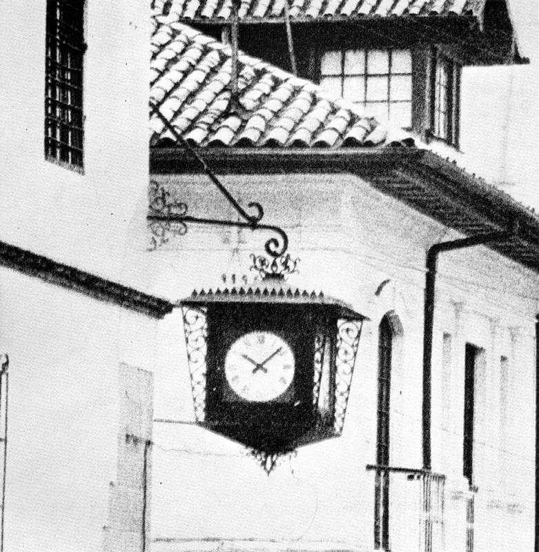 Reloj de la Casa de la Moneda, una de las esquinas ms tradicionales de Bogot, en la calle 11 con carrera 5a. 
 