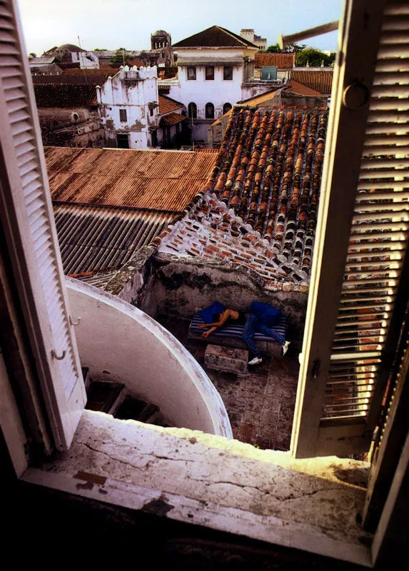 Terraza e interiores del Centro Histrico de Cartagena, Bolvar. Jeremy Horner