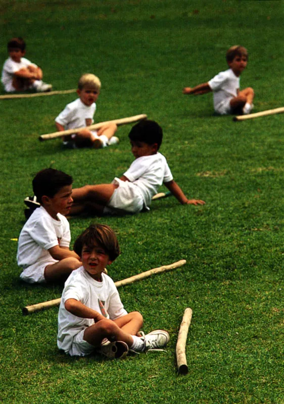 Clase de educacin fsica en el colegio Gimnasio Moderno, Bogot Jeremy Horner