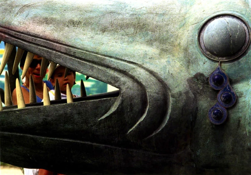 Escultura de una Barracuda en la Isla de San Andrés Jeremy Horner