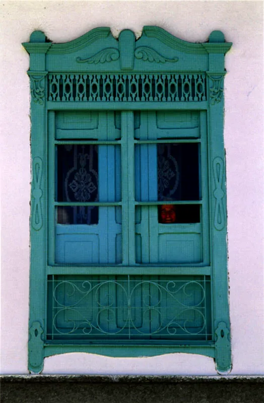 Típica ventana de la arquitectura tradicional antioqueña en Santa Fe de Antioquia Jeremy Horner