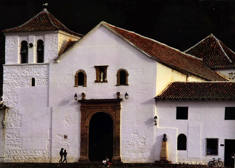 Catedral del Rosario en la plaza central de Villa de Leiva, Boyac. Jeremy Horner