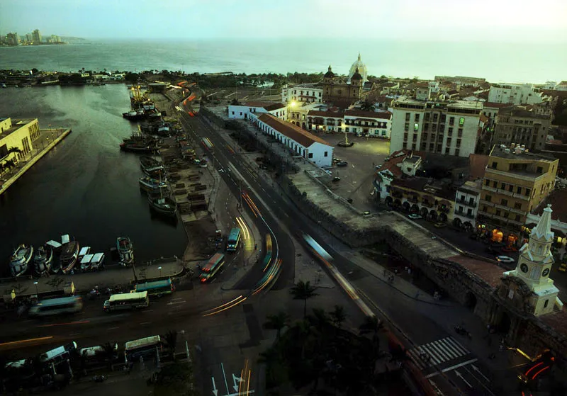 Puerta del reloj y recinto amurallado de Cartagena, Bolvar Jeremy Horner