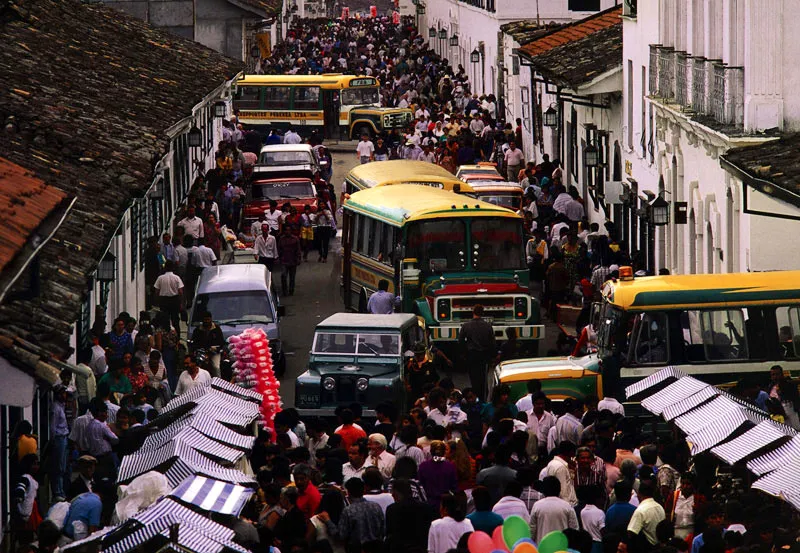 Calle de Popayán en Viernes Santo por la mañana, Cauca Jeremy Horner