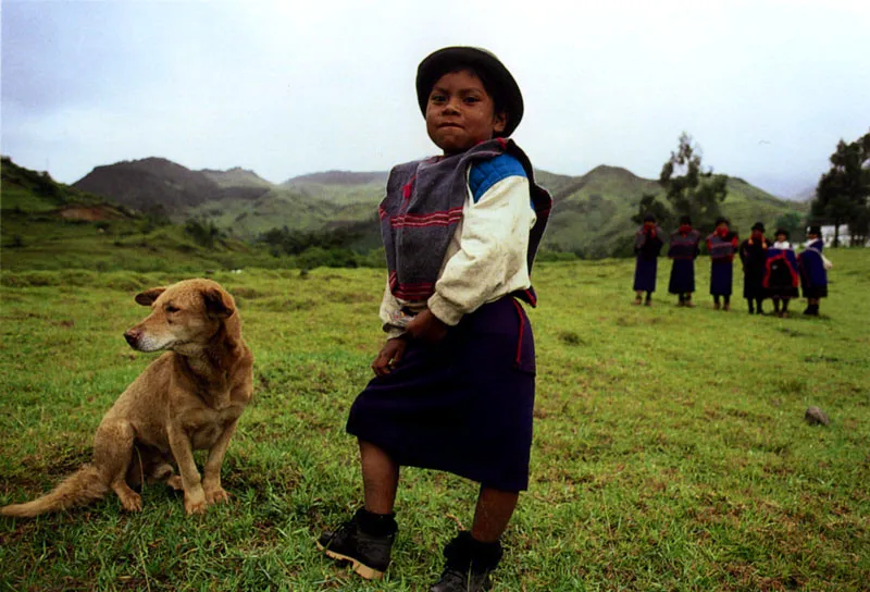 Niño guambiano. Silvia, Cauca Jeremy Horner