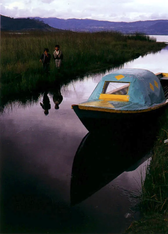 Campesinos de la laguna de La Cocha, Nario Jeremy Horner