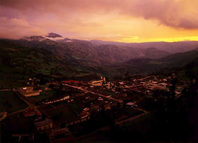 Atardecer en la poblacin de Tangua, Nario Jeremy Horner