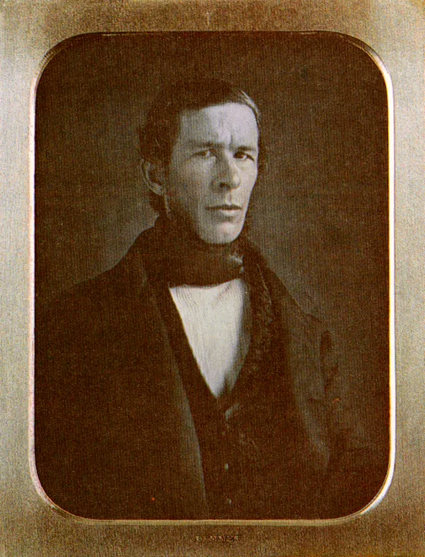 JOHN A. BENNET. Francisco Javier Zaldúa. 1850c. Daguerrotipo. 14.0 x 11.0 cm. Colección Museo Nacional, Bogotá.