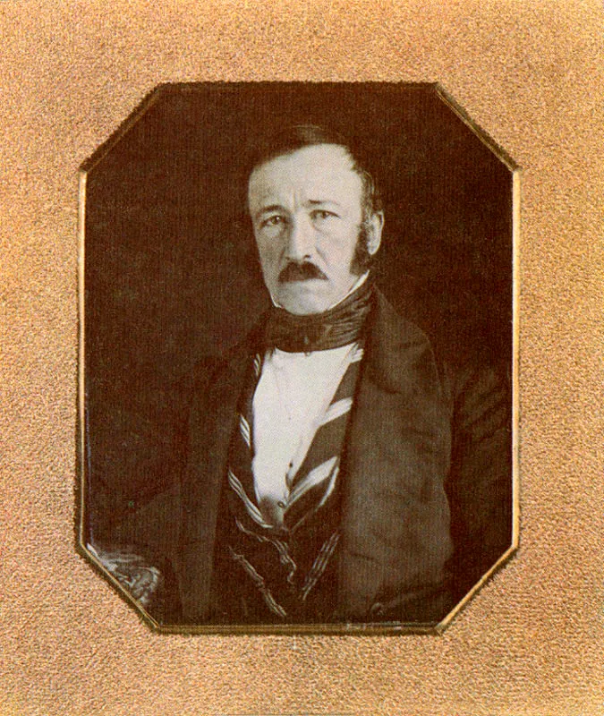 ANONIMO. Joaquín París. 1855c. Daguerrotipo 10.7 X 8.0 cm. Colección Museo 20 de Julio, Bogotá.