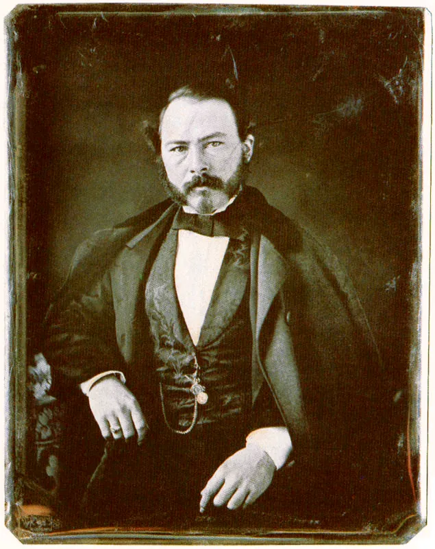 JOHN A. BENNET. Antonio de Castro Uricoechea. Bogotá. 1850, Daguerrotipo, 10. 1 x 8.6 cm. Propiedad Guillermo Hernández de Alba, Bogotá.