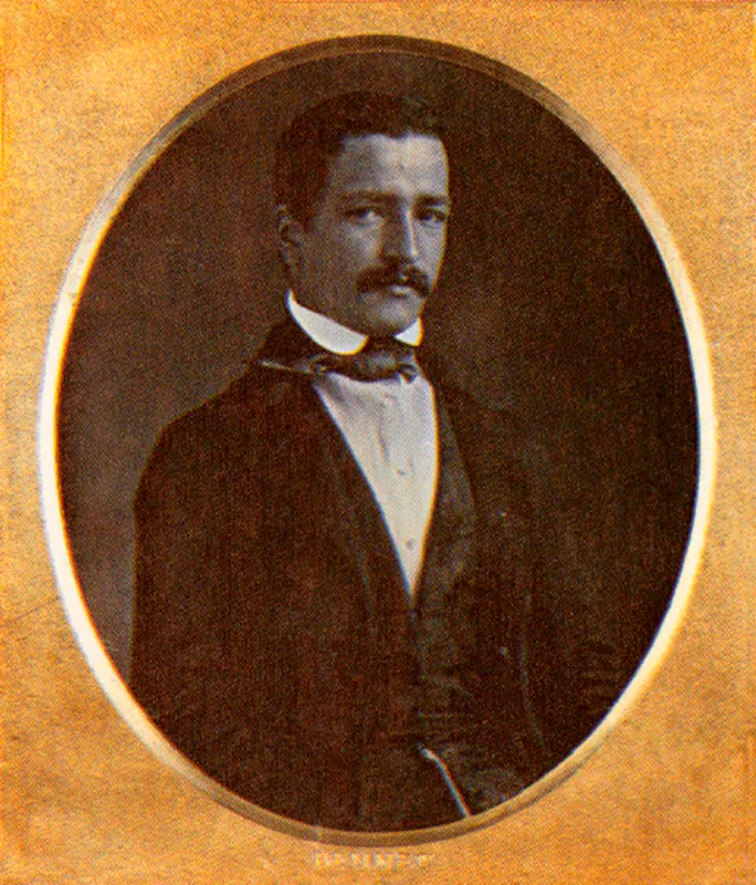 JOHN A. BENNET. Retrato masculino. 1855C. Daguerrotipo 7.9 x 6.8 cm. Propiedad particular, Bogotá.