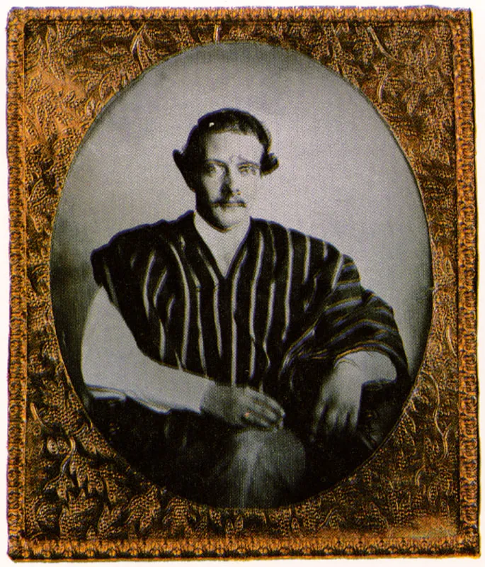 ANONIMO. Dionisio Sordo. 1865c. Ambrotipo. 8.2 x 7.0 cm. Colección Museo 20 de Julio, Bogotá.