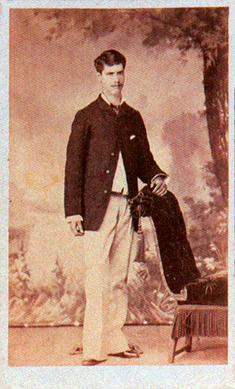 JESUS Ma. GONZALEZ. Manuel Tavera. 1885. Bogotá, Copia un albúmina. 9.6 X 5,9 cm. Propiedad particular, Bogotá.