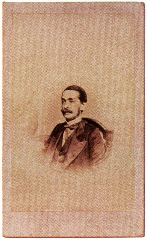 ANONIMO. Manuel Murillo Toro. 1868C. Copia en albúmina. 8.7 x 5.4 cm. Propiedad margarita García de Ramírez, Marinilla.