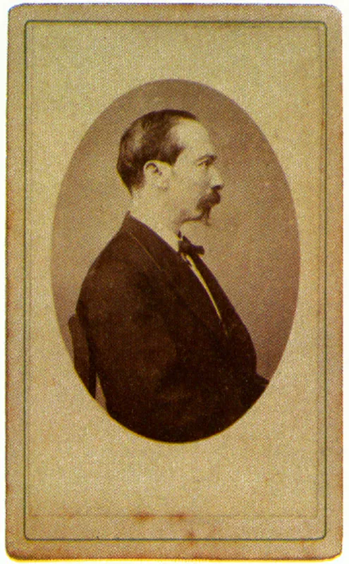 ANONIMO. Rofael Pombo. 1878c. Copio en albúmina. 9.2 x 5.4 cm. Colección Biblioteca Luis Angel Arango, Bogotá.